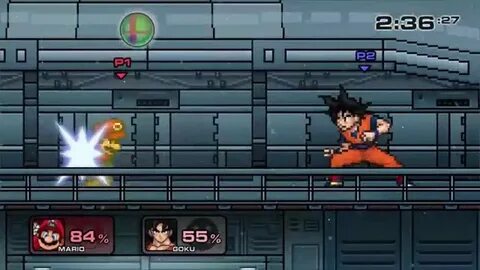 Super Smash Flash 2 v0.9b - Mario vs Goku - YouTube