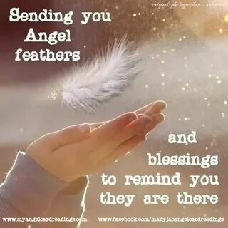 Angel quotes, Angel feathers, Angel blessings