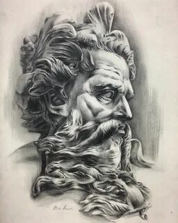 Poseidon drawing Tatuagens gregas, Tatuagem faraó, Tatuagem 