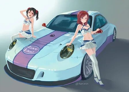 car love live! school idol project nishikino maki tomiwo yaz