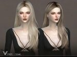 The Sims Resource: WINGS-TZ0410 hair - Sims 4 Hairs