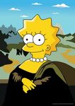 mona_lisa_simpson Simpsons art, Mona lisa parody, Lisa simps