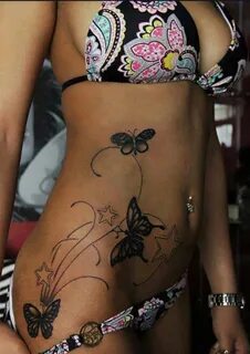 Татуировка бабочка на попе (79 фото)