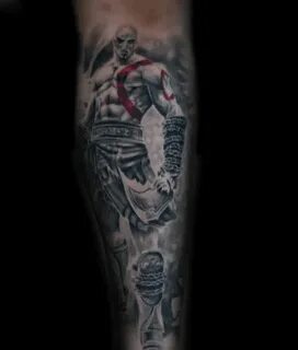 30 Kratos Tattoo Designs For Men - God Of War Ink Ideas