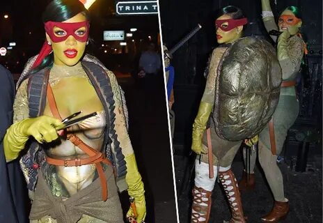 Cowabunja! Check out Rihanna's Teenage Mutant Ninja Turtle C