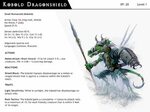 DnD-Next-Monster Cards-Kobold Dragonshield by dizman.deviant