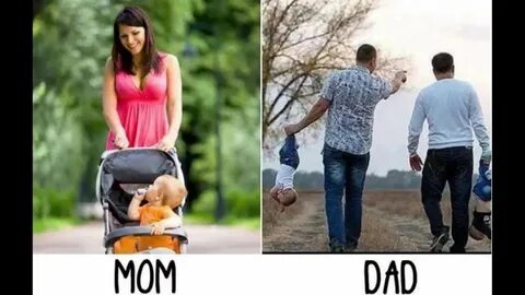 mom vs dad funny video mom vs dad with baby - YouTube