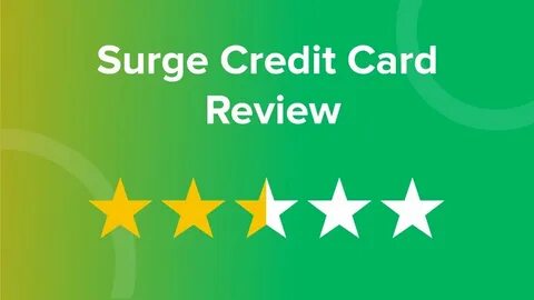 Surge Credit Card Review - YouTube