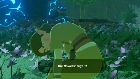 Crazy flower lady in Breath of the Wild - YouTube