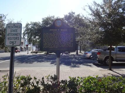 File:Josiah T. Walls historical marker (back), Gainesville F