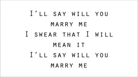 Jason Derulo Marry Me-Lyrics - YouTube