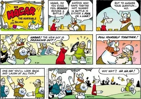 Hagar the Horrible for 5/24/2020 Hagar the horrible, Comedy 