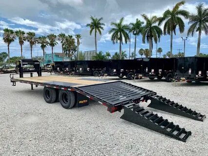 Print BIG TEX 25' GOOSENECK TRAILER 10 TON 20GN-20+5