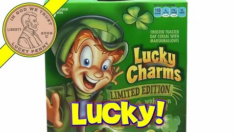 Lucky Charms 2013 Limited Edition Breakfast Cereal - St. Pat