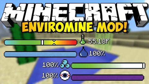 Minecraft Enviromine Mod: CRAZY HARDCORE SURVIVAL! (HD) - Yo