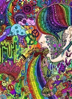 30+ Trippy Painting Ideas - HARUNMUDAK