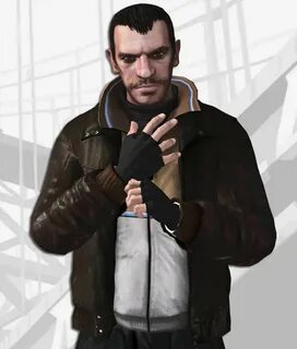 Grand Theft Auto IV Brown Leather Niko Bellic Jacket