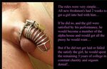 Slave in chastity: CAPTIONS Vll