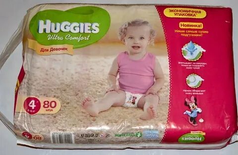 Подгузники Huggies (Хаггис) Ultra Comfort для девочек 5 (12-