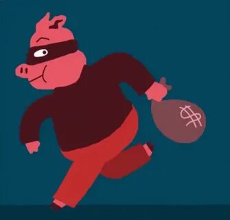 Pay Pay Pig GIF - Pay Pay Pig Robber - Discover & Share GIFs