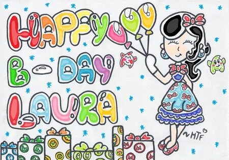 Happy birthday laura gif 3 " GIF Images Download