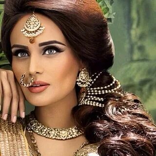 Make-up by MUA Ambreen on Mehreen Syed Indian wedding hairst