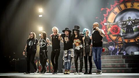 This is Guns N' Roses' setlist from the first night of their