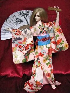 BJD Kimono, Haru is Dancing 