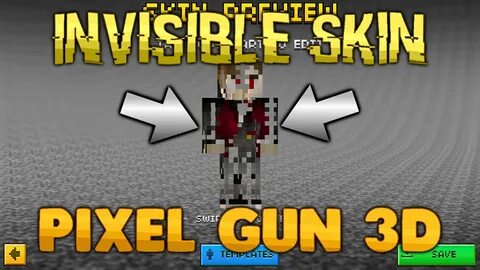 Pixel Gun 3D - INVISIBLE SKIN GLITCH TUTORIAL! - YouTube