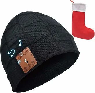 YogerYou Bluetooth Beanie Hat Headphones Winter Knit Hat $10
