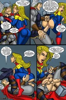 Iceman Blue- Captain Marvel * Porn Comix ONE