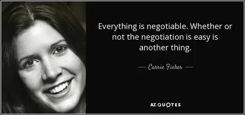 Everything is negotiable. Whether or not the negotiation is 