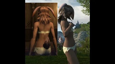 Viera Flop Ears + Fluffy Tail XIV Mod Archive
