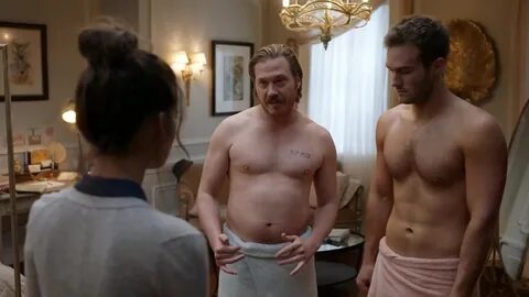 ausCAPS: Andy Favreau and Scott MacArthur shirtless in The M