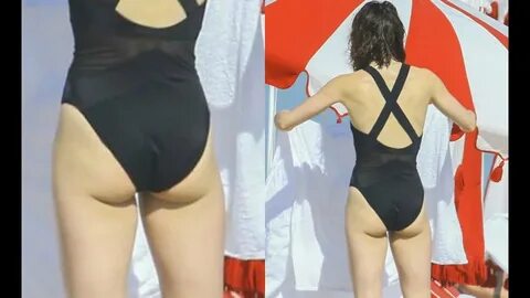 Daisy Ridley Hot Buttcheeks Visible In Black Bikini - YouTub