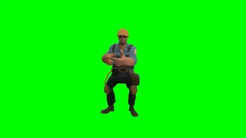 Engineer Primary Taunt Green Screen - YouTube