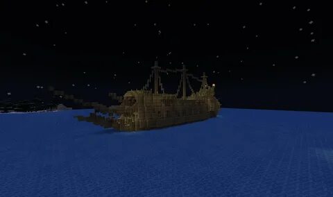 The Flying Dutchman Movie-based Ghost Ship Minecraft Map