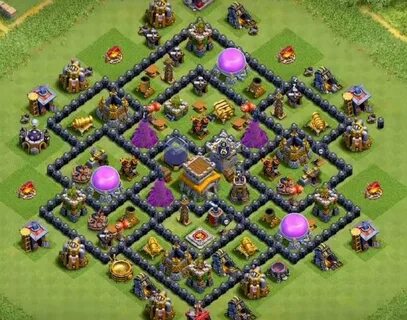 Best Town Hall 8 Base Layouts with Links - cocbaselinks