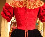 Elena dance dress, bodice detail, Mask of Zorro Dresses, Cos