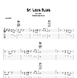St. Louis Blues - Guitar Tab - FreeWheelinGuitar.com