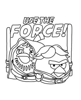 Angry Bird Star Wars Coloring Pages - Animal Coloring