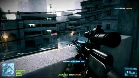 Battlefield 3 Sniper School - SKS Rifle Learnin' the ropes T