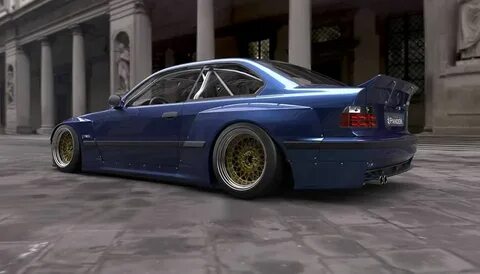 New Release! Pandem rocketbunny tra-kyoto E36 Widebody Kit #