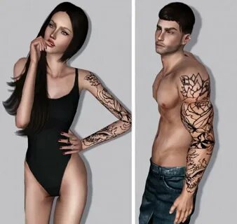 Half Sleeve Tattoo by Bill - Sims 3 Downloads CC Caboodle Si