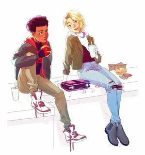 Pin em miles morales and Gwen Stacy