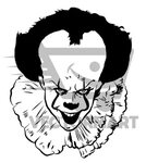 Pennywise SVG Vector Image Perfect for Tshirts & Cricut Etsy