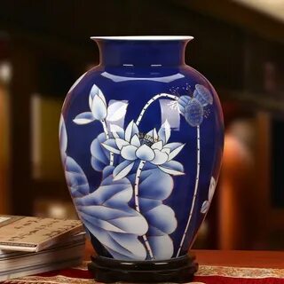 Buy Upscale gift blue and white porcelain in jingdezhen cera