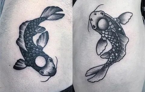 Matching Koi by Aga at Emerald Ink Tattoo studio Coventry UK