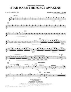 Symphonic Suite from Star Wars: The Force Awakens - Eb Alto 