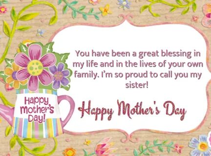 Top 55 Mothers Day Messages From Sister in Law - Events Yard